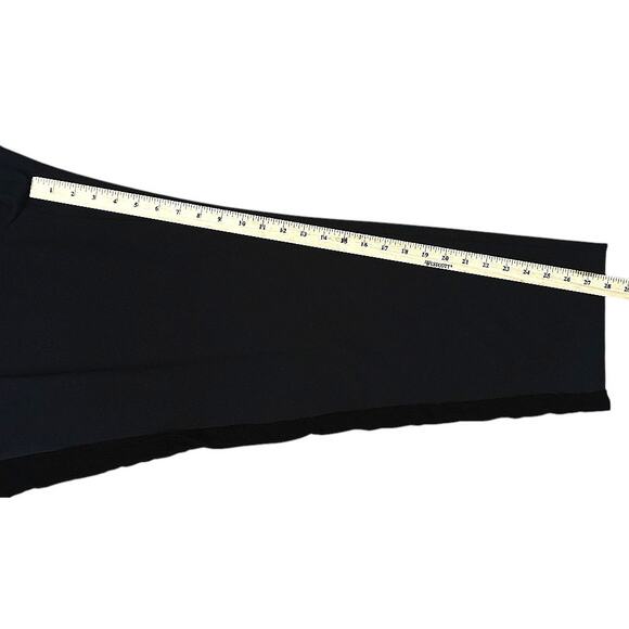 NWT Michael Kors Velvet Side Stripe Stretch Black Ankle Pants 3XL 44X28 - Picture 4 of 8